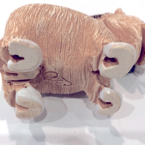 Unique Artesania Rinconada  Miniature Horse with Green Flower #03 Figurine - Picture 7 of 7